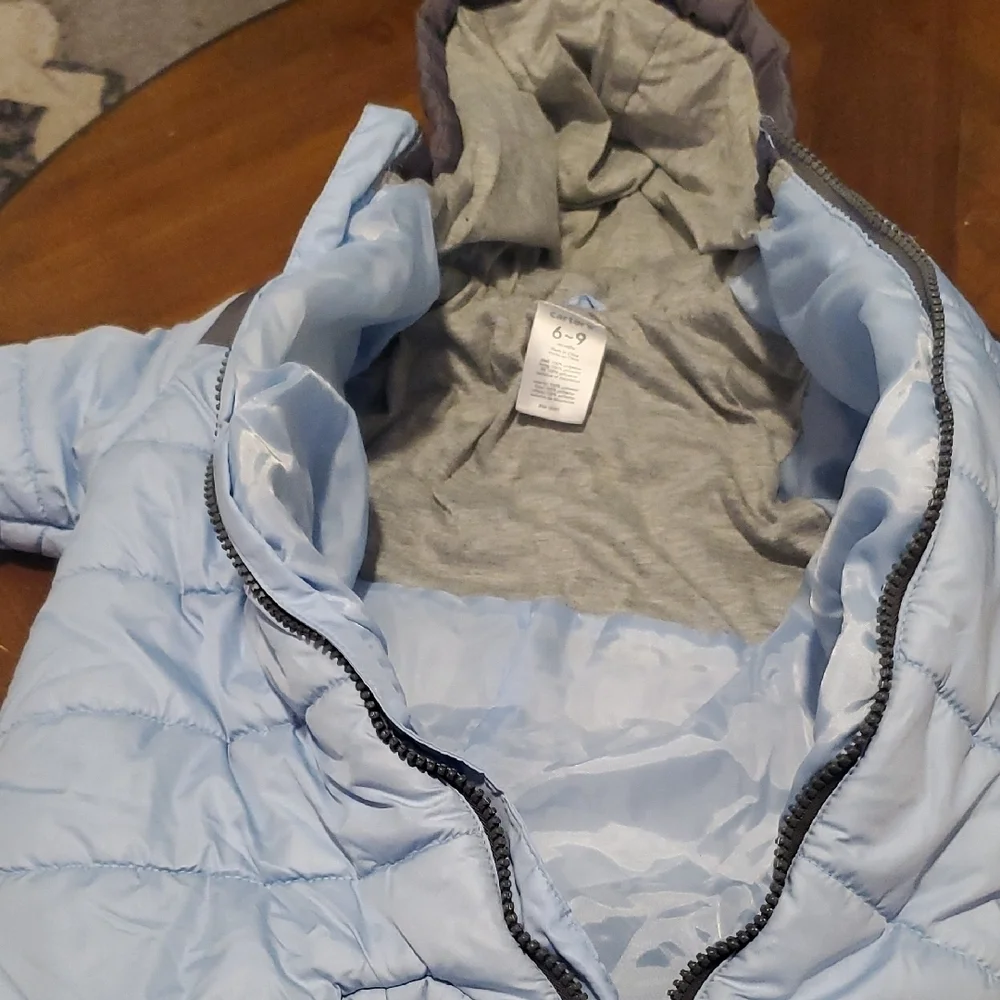 Carter's Light Blue and Gray Kids Jacket